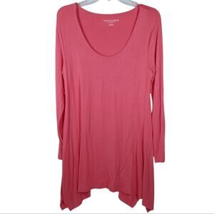 Soft Surroundings Stretchy Long Sleeve Tunic Shirt size Medium